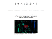Tablet Screenshot of bonsaiboulevard.com
